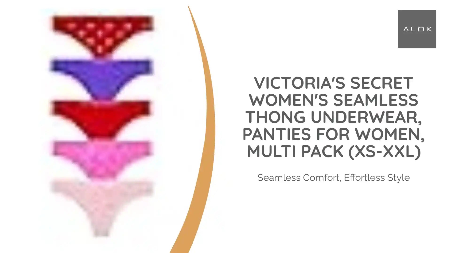 Victoria's Secret Women's Seamless Thong Underwear, Panties for Women, Multi Pack (XS-XXL) by@Outfy