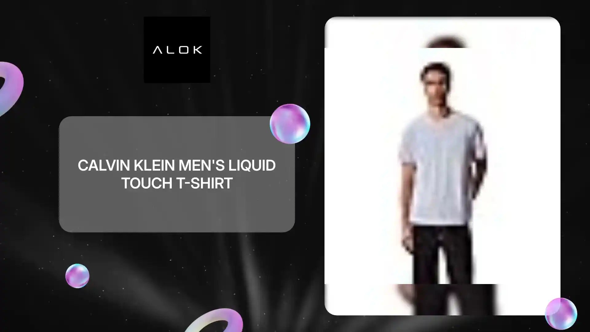 Calvin Klein Men's Liquid Touch T-Shirt by@Outfy